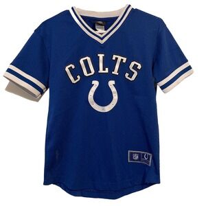 NFL Colts Team Appeal Colts Jersey Shirt YOUTH Medium 10/12 Blue Football